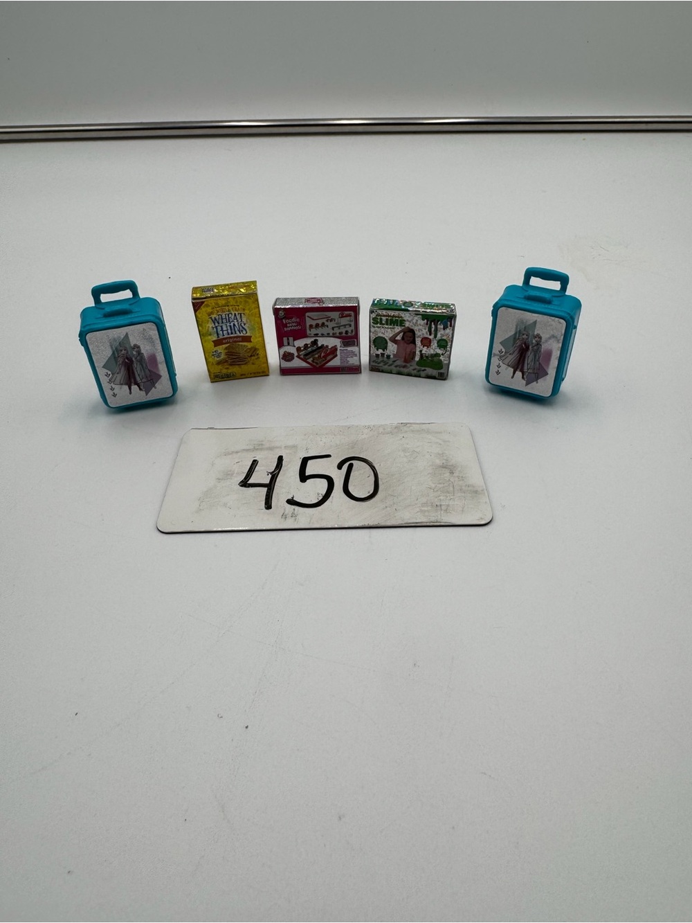 Disney Frozen Miniature Accessories Lot Elsa Anna Lunch Boxes Mini Food Toys